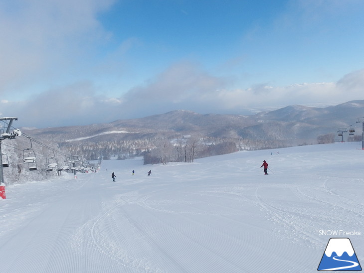 札幌国際スキー場 寒さにも負けず、大賑わい♪新設『エコークワッド』大活躍！